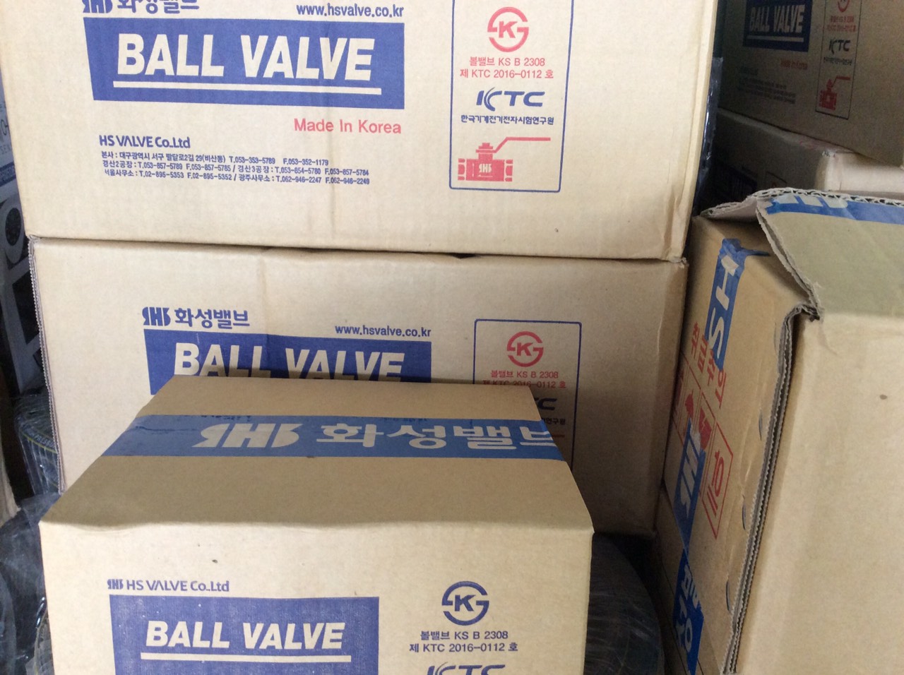 van bi ren đồng thau HS valve dùng cho đường ống LPG